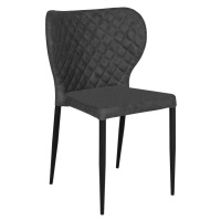 Norddan Designová jídelní židle Landers tmavě šedá