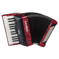 Hohner Bravo II 60 Klávesový akordeon Red