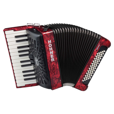 Hohner Bravo II 60 Klávesový akordeon Red