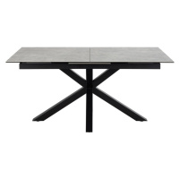 Actona Jídelní rozkládací stůl Heaven 168/210 cm šedý/černý