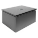 Koupelnová skříňka s kamennou krycí deskou SAT Feel 60x30x46 cm antracit mat SATFEEL60ANTTK