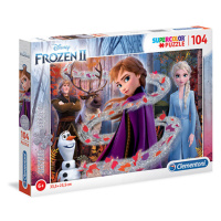 Clementoni brokát Frozen II Ledové království 20162 104 dílků