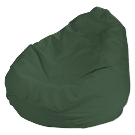 Dekoria Náhradní potah na sedací vak, Forest Green - zelená, pro sedací vak Ø60 x 105 cm, Cotton