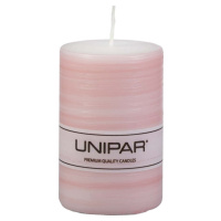Růžová svíčka Unipar Finelines, doba hoření 18 h