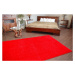 Dywany Lusczow Kusový koberec SHAGGY Izebelie 5cm červený