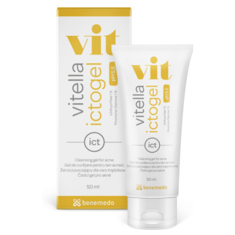 Vitella Ictogel čistící gel proti akné 50ml Benemedo