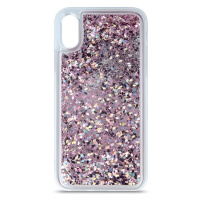 Pouzdro silikon Xiaomi Redmi 10C Glitter Liquid Sparkle TPU fialové