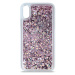 Pouzdro silikon Xiaomi Redmi 10C Glitter Liquid Sparkle TPU fialové