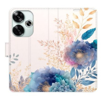 iSaprio Flip pouzdro Ornamental Flowers 03 pro Poco F6