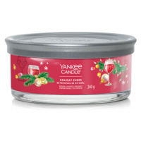 YANKEE CANDLE Signature Tumbler 5 knotů Holiday Cheer 340 g