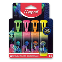 Zvýrazňovač Maped Deepsea Paradise 4 barvy Maped