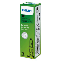 Philips H1 12V 55W P14,5s LongLife EcoVision 1ks 12258LLECOC1