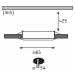 Paulmann zápustné svítidlo Micro Line LED 3x4,5W bílá SET 3KS 935.54 P 93554