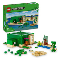 LEGO -  Minecraft 21254 Želví domeček na pláži