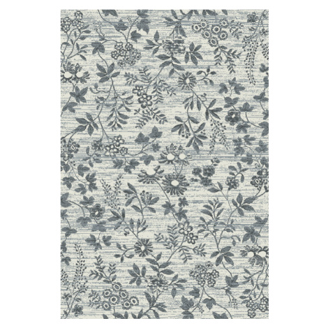 Alfa Carpets  Kusový koberec Flowers grey - 80x150 cm