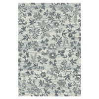 Alfa Carpets  Kusový koberec Flowers grey - 80x150 cm
