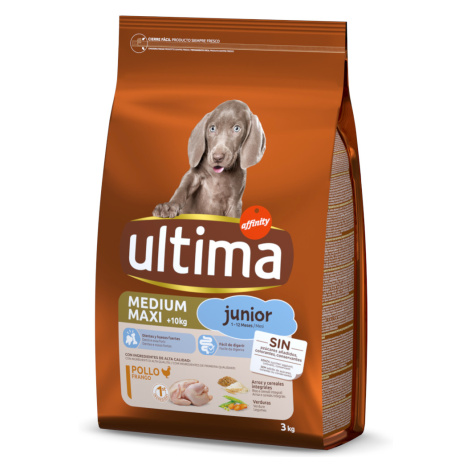 Ultima Medium / Maxi Junior s kuřecím - 2 x 3 kg Affinity Ultima