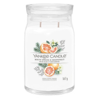 Yankee Candle Vonná svíčka White Spruce & Grapefruit 2 knoty 567 g