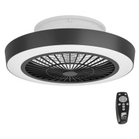 Eglo Eglo 35096 - LED Stmívatelný stropní látor SAZAN LED/37,8W/230V černá + DO