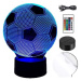 Verk 3D Noční LED lampa - fotbalový míč