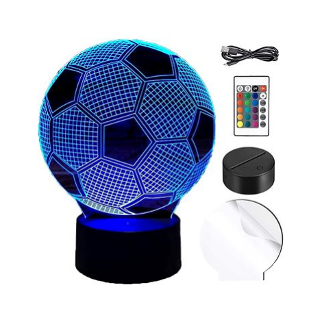 Verk 3D Noční LED lampa - fotbalový míč