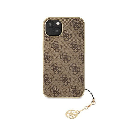 Guess 4G Charms Zadní Kryt pro Apple iPhone 13 Brown