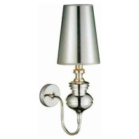 Nástěnná lampa AZzardo Baroco wall silver AZ0308 E14 1x11W IP20 18cm stříbrná