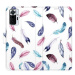 iSaprio flip pouzdro Colorful Feathers pro Xiaomi Redmi Note 10 Pro