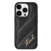 Kryt Karl Lagerfeld KLHCP15LPQDSMGK iPhone 15 Pro 6.1" black hardcase Diagonal Quilted Script (K