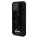 Zadní kryt Guess Sequin Script Logo pro Apple iPhone 12/12 Pro, černá