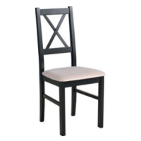 Jídelní židle NILO 10 Černá Tkanina 27B