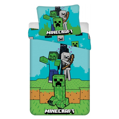 Jerry Fabrics Minecraft mobs here 140 × 200, 70 × 90 cm