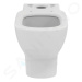 IDEAL STANDARD Tesi WC kombi mísa, spodní/zadní odpad, AquaBlade, bílá T008201