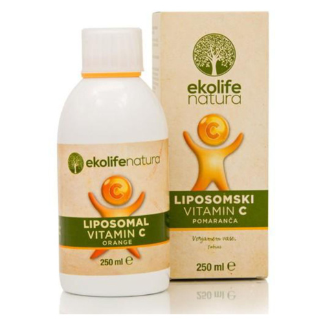 Ekolife Natura Liposomal Vitamin C 500 mg pomeranč 250 ml