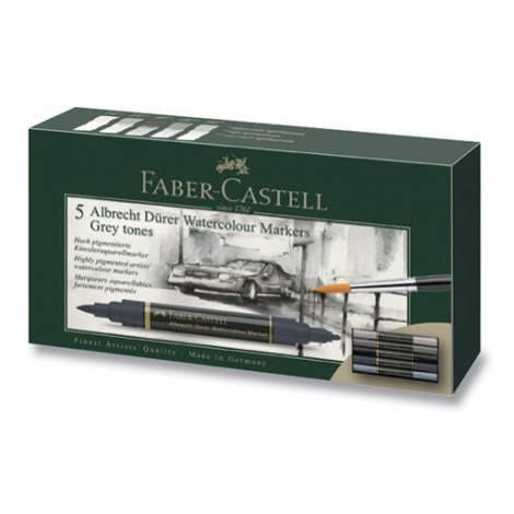 Popisovače Faber Castell Albr. Dürer Akv sada5 ks GreyTones Faber-Castell