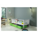 BMS Dětská postel s úložným prostorem CARINO | 90 x 200 cm Barva: Šedá / bílá