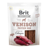 Brit pamlsky Jerky Venison Protein Bar 200 g