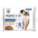 Perfect Fit Indoor 1+ - Míchané balení: kuřecí a losos 52 x 85 g