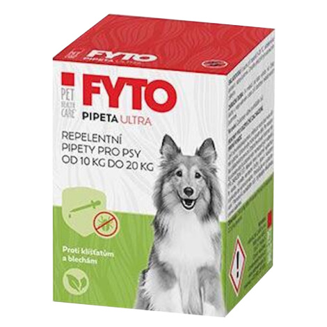 PET HEALTH CARE FYTO Pipeta ultra pro psy 10-20 kg 3x10 ml