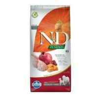 N&D Pumpkin DOG Adult M/L Quail & Pomegranate 12kg sleva