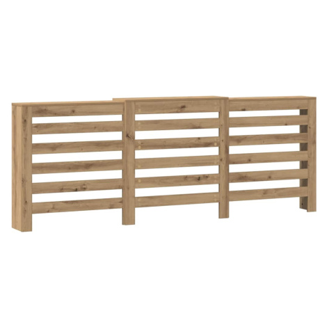 vidaXL Kryt na radiátor dub artisan 205x21,5x83,5 cm kompozitní dřevo
