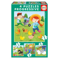 Educa dětské puzzle Zvířátka na farmě 17145