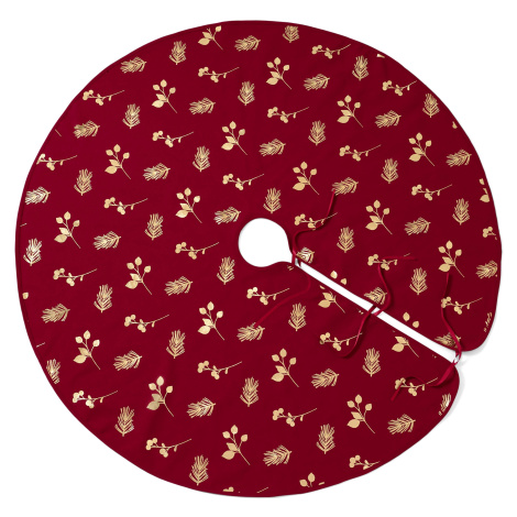 Tchibo - Podložka pod vánoční stromeček - barva: červená