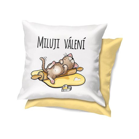 Nekupto Vtipný polštář Miluji válení