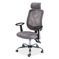Kancelářská židle SIGQ-118 šedá