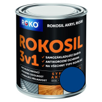 Barva samozákladující Rokosil akryl 3v1 RK 300 4550 modrá střední, 0,6 l