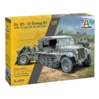 Model Kit military 6595 - Sd. Kfz. 10 Demag with Le. IG18 and Crew (1:35)