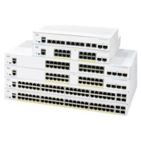 Cisco switch CBS350-24P-4X-EU (24xGbE, 4xSFP+, 24xPoE+, 195W, fanless)