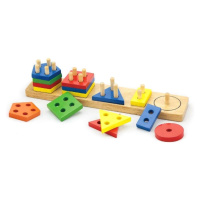 Viga Toys Dřevěné Montessori tvary Viga s třídičkou