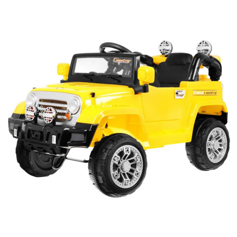 mamido  Elektrické autíčko Jeep žluté